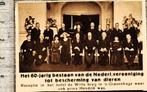 Den Haag 1924, 60 jaar Ned. Ver. Bescherming van dieren, Verzenden, Voor 1940, Gebruikt, Overige onderwerpen