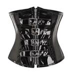 Supermooie Lak Wetlook Korset Bustier, tm 4XL, Kleding | Dames, Verzenden, Nieuw, Zonder mouw