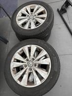 Originele velgen en banden VW 205/55/16 zomerbanden 5x112, 16 inch, Band(en), Zomerbanden, 205 mm