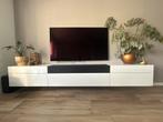 tv meubel zwevend hoogglans wit, Ophalen, Zo goed als nieuw, 200 cm of meer, Minder dan 100 cm
