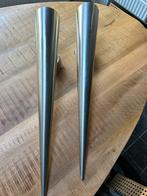 RVS lampen, Ophalen of Verzenden, Zo goed als nieuw