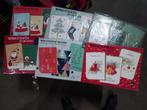 Partij pakjes met 6 kerstkaarten met envelop