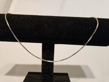 Zilveren Ketting met Stoere Schakel beschikbaar voor biedingen