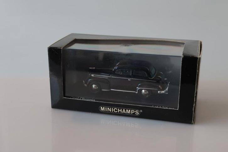 Opel Olympia 1952 zwart, Hobby en Vrije tijd, Modelauto's | 1:43, Zo goed als nieuw, Auto, MiniChamps, Ophalen of Verzenden