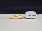 Wiking 0922 - Opel Rekord met caravan (15535), Overige merken, Gebruikt, Gelijkstroom, Overige typen