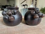 Twee hele leuke sierpotten te koop!, Huis en Inrichting, Ophalen of Verzenden, Zo goed als nieuw, Overige kleuren, Minder dan 50 cm