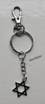 Sleutelhanger Oorbellen davidster, davidschild, jodendom, he, Ophalen of Verzenden, Nieuw