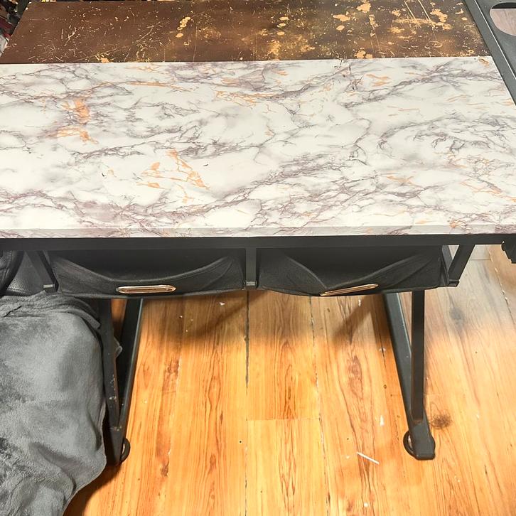 Verstelbare tekentafel / werktafel met lades en kantelbaar, Doe-het-zelf en Verbouw, Tekentafels, Gebruikt, Minder dan 130 cm