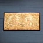 Groot geweven wandpaneel uit Frankrijk schilderij gobelin, Antiek en Kunst, Ophalen