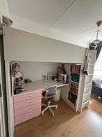 IKEA Hoogslaper met Bureau en Opbergruimte, Ophalen, Zo goed als nieuw, Hoogslaper