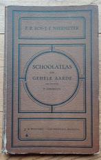 Schoolatlas der gehele aarde 1939 (Bos Atlas), Boeken, Atlassen en Landkaarten, Bosatlas, Diverse auteurs, 1800 tot 2000, Wereld