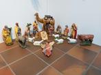 Grote Kerststal oud 20-delig, Diversen, Kerst, Ophalen of Verzenden, Zo goed als nieuw