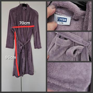 Badjas ochtendjas  dames xl lila paars beschikbaar voor biedingen