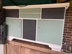 Leuke massief houten kast voor op kinderkamer., Ophalen, Gebruikt, Met deur(en), 150 tot 200 cm