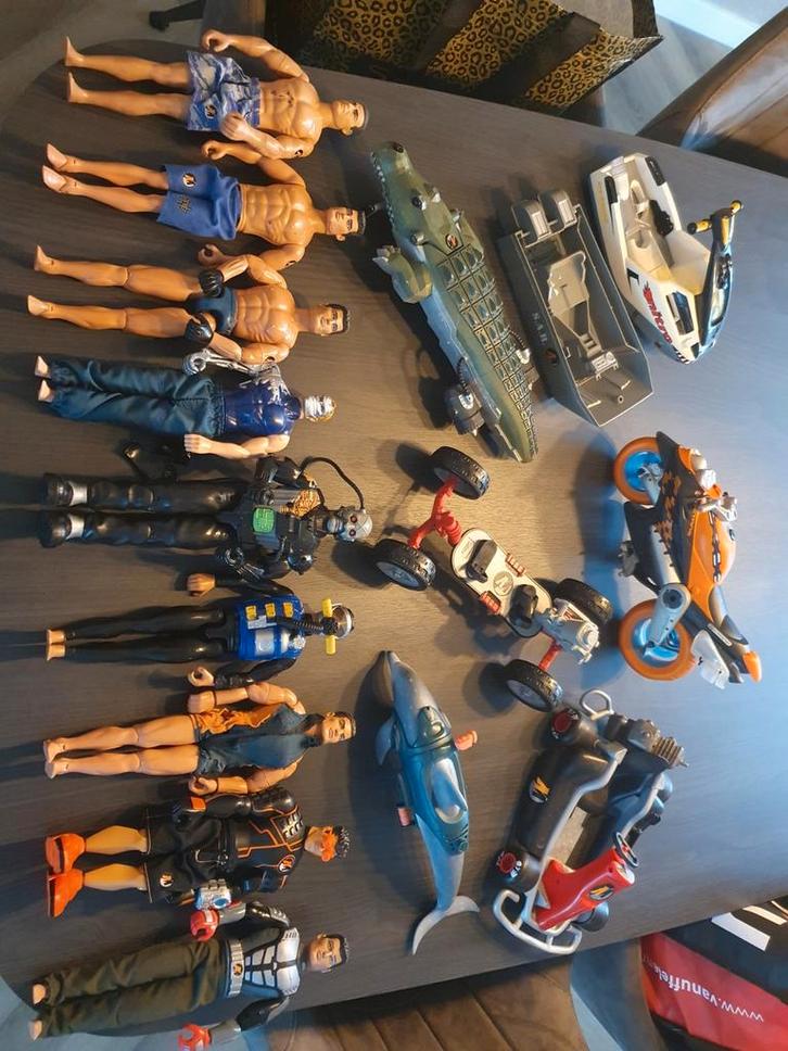 Groot Action Man Pakket, Kinderen en Baby's, Speelgoed | Actiefiguren, Gebruikt, Ophalen of Verzenden