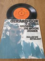 VINYL SINGLE   GERARD COX  1973, Ophalen of Verzenden, Zo goed als nieuw, Overige formaten, Levenslied of Smartlap