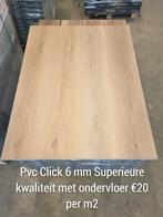 Pvc Click Pvc Klik 130 m2 6 mm Superieure kwaliteit, Ophalen of Verzenden, Nieuw, 75 m² of meer, Laminaat
