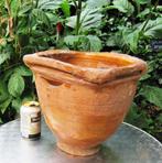 Antiek Kan vaas pot loodglazuur, Ophalen of Verzenden