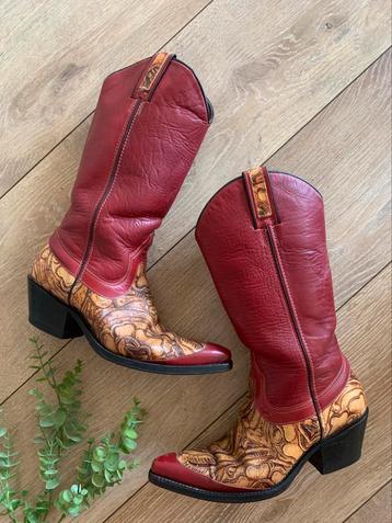 Sancho cowboylaarzen 38 39 western boots bohemian laarzen beschikbaar voor biedingen