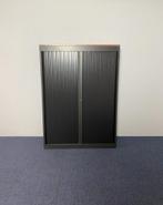 1 x Roldeurkast Emmein, zwart, H 167 x B 120 x D 45 cm., Huis en Inrichting, Bureaus, Ophalen, Gebruikt