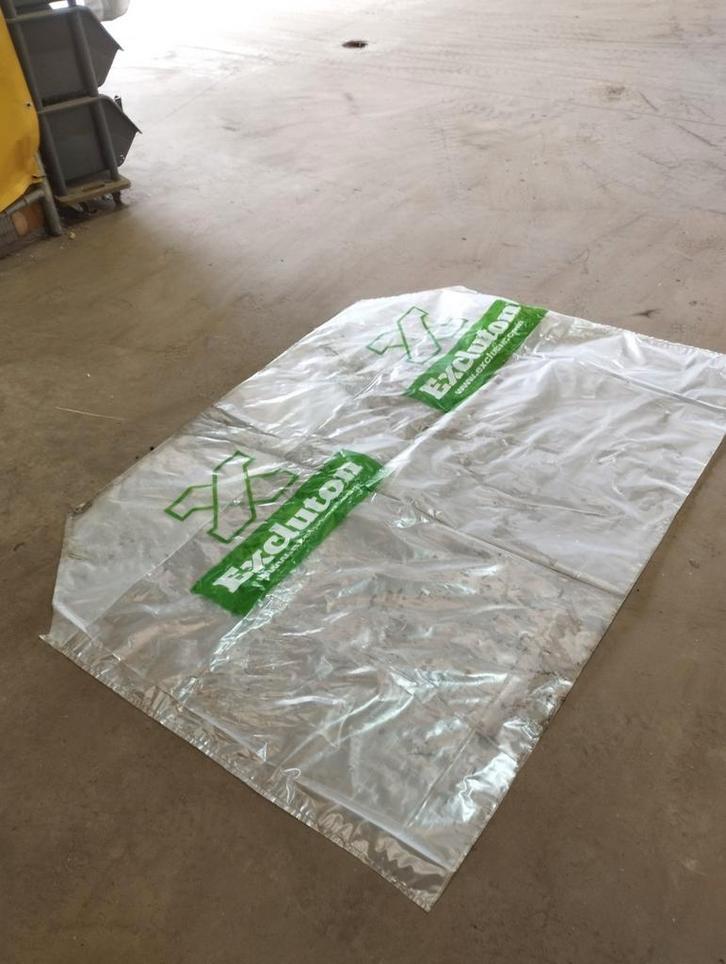 Halve plastic pallet zakken, Doe-het-zelf en Verbouw, Zeil en Folie, Gebruikt, Folie, 15 m² of meer, Ophalen