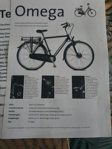 Te koop zeer mooie electrische fiets. beschikbaar voor biedingen