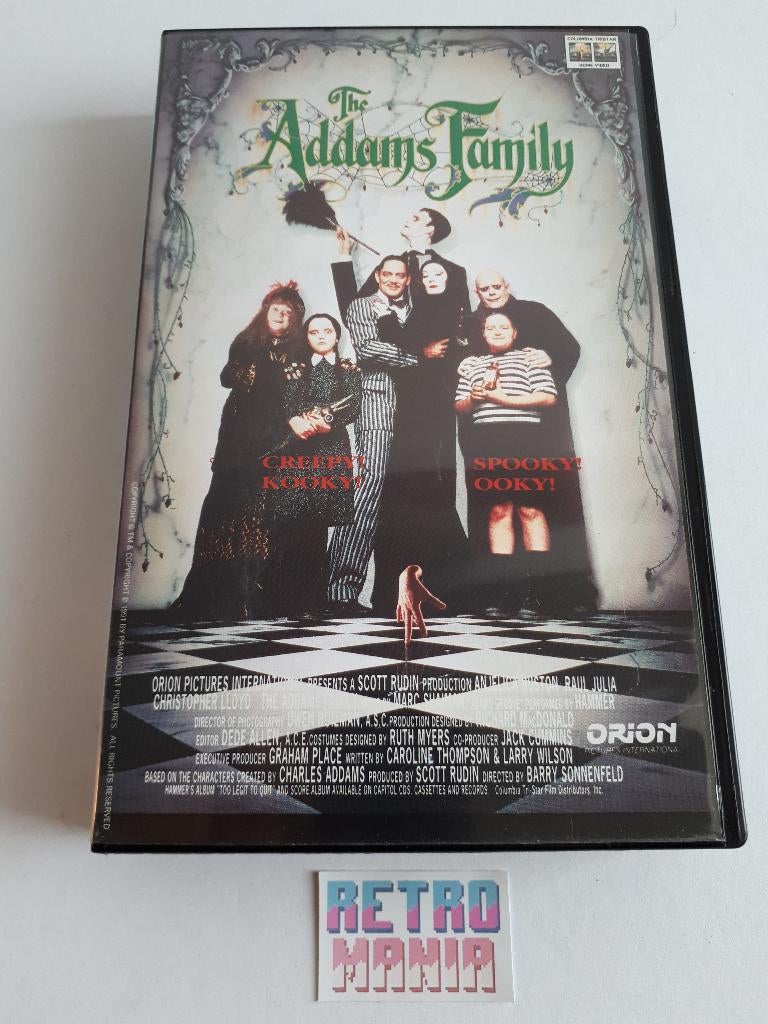 vhs - the addams family, Alle leeftijden, Verzenden, Zo goed als nieuw, Komedie