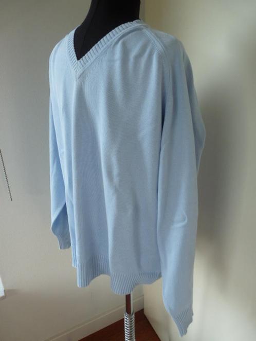 Eenvoudige lichtblauwe vhals trui mt L, Kleding | Heren, Truien en Vesten, Zo goed als nieuw, Maat 52/54 (L), Blauw, Ophalen of Verzenden