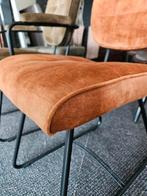 Eetkamerstoel velours koopmans metalen frame opruiming, Huis en Inrichting, Stoelen, Ophalen of Verzenden, Nieuw, Overige kleuren