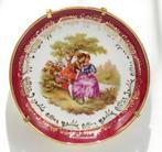 Fragonard Limoges bordje - Diameter ca 10,2 cm, Verzenden, Zo goed als nieuw, Porselein, Overige typen