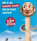 AH zegelboekjes voor efteling korting, Eén persoon, Arrangement, Kortingskaart