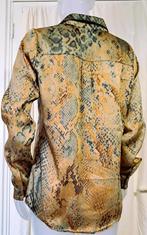 GEISHA 🍂 slangenprint blouse gladde stof mt M, Kleding | Dames, Blouses en Tunieken, Maat 38/40 (M), Overige kleuren, Geisha