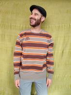 Vintage trui / sweater / Kappa / print / meerkleurig / XL /, Albert Cuypstr 168a, Oranje, Ophalen of Verzenden, Hippiegalorevintage@gmail.com
