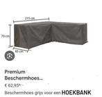 Premium beschermhoes voor tuinbank tuinset, Ophalen of Verzenden, Nieuw