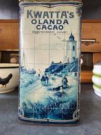 Antiek groot 1 Kilo Kwatta's cacao EXPORT blik €20, Verzamelen, Blikken, Ophalen of Verzenden, Zo goed als nieuw, Overige