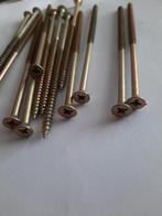 50 houtschroeven kruiskop 5 mm dik 120 mm lang schutting, Doe-het-zelf en Verbouw, N, N, Ophalen of Verzenden, N