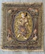 Antiek Indonesisch wandkleed 70x65 cm., Ophalen of Verzenden