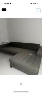 Grijze hoekbank met comfortabele zit, Gebruikt, Tweepersoons, Ophalen of Verzenden, Overige maten