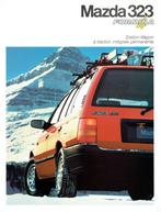 Folder Mazda 323 Station-Wagon Formula 4 (Zwitsers - 1989), Boeken, Auto's | Folders en Tijdschriften, Gelezen, Mazda, Verzenden