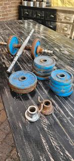 Halters met gewichten., Ophalen, Gebruikt, Benen, Halterset