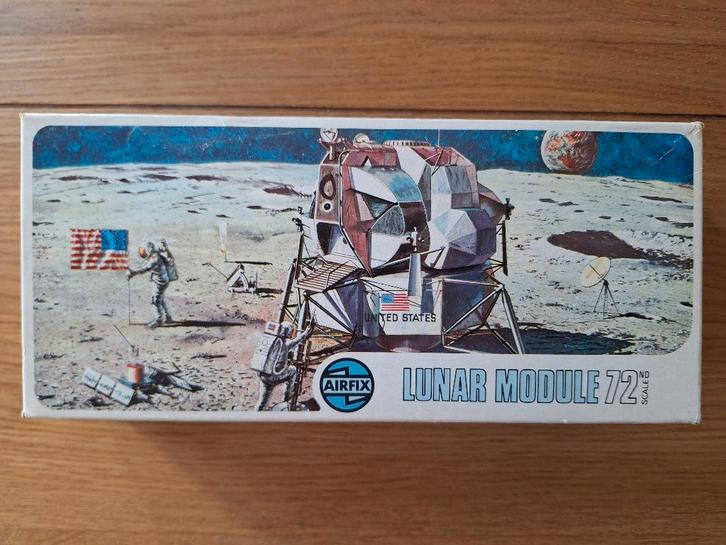 1:72 1/72 Airfix Lunar Module, Hobby en Vrije tijd, Modelbouw | Vliegtuigen en Helikopters, Zo goed als nieuw, Vliegtuig, 1:72 tot 1:144