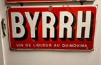 Emaille Reclame bord BYRRH KINALIKEURWIJN Café Bar Horeca, Ophalen