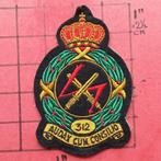 KLU PATCH EMBLEEM 312 SQN RODE KROON, F-104 STARFIGHTER, Verzamelen, Luchtvaart en Vliegtuigspotten, Ophalen of Verzenden, Nieuw