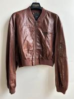 LUMINA kort vegan leather jack bruin mt M/L, Kleding | Dames, Maat 38/40 (M), Prato, Italie, LUMINA, Verzenden