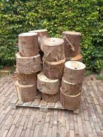Hardhout kachel hout anderhalve kube plus min, Tuin en Terras, Haardhout, Minder dan 3 m³, Ophalen of Verzenden, Overige houtsoorten