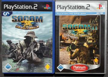 PS2 Set - SOCOM 1 en II US Navy Seals - Playstation 2 Shoot beschikbaar voor biedingen