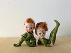 Vintage Napco Japan keramiek pixie elf beeldjes jaren 50, Ophalen of Verzenden