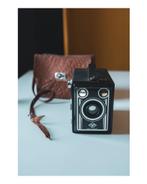 Agfa Box 50 incl. leer hoesje, Ophalen of Verzenden, 1940 tot 1960, Filmcamera