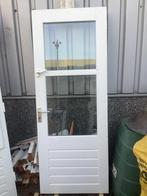 Houten Achterdeur - 77x201cm, Doe-het-zelf en Verbouw, Ophalen, Gebruikt, Minder dan 80 cm, Buitendeur