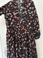 Calliope Zwarte Bloemenjurk Maat S, Kleding | Dames, Ophalen, Zwart, Zo goed als nieuw, Maat 36 (S)